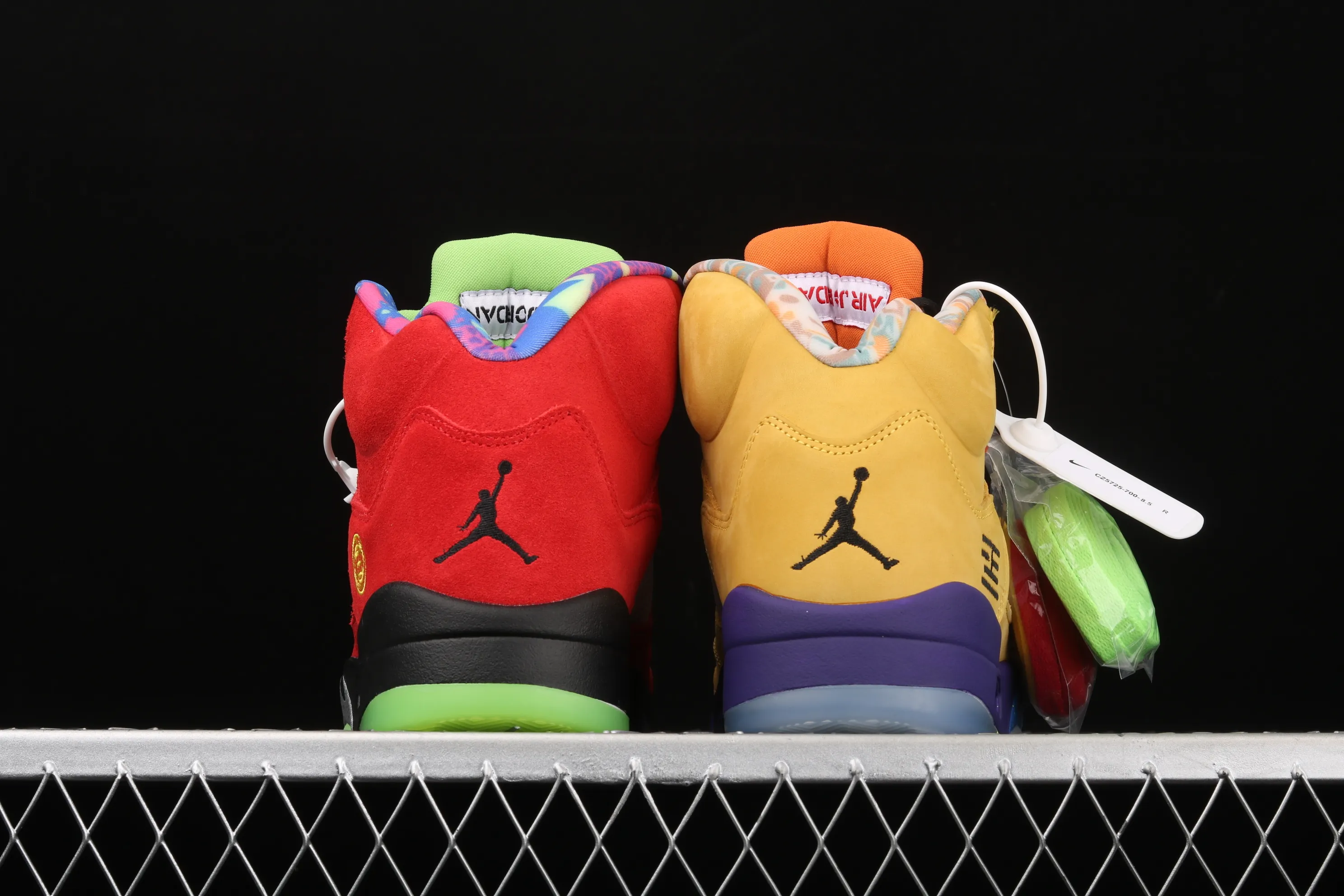All categories Air Jordan Jordan series basketball shoes Air Jordan 5 J version Air Jordan 5 "What The" AJ5 Joe 5 red and yellow mandarin duck CZ5725-700